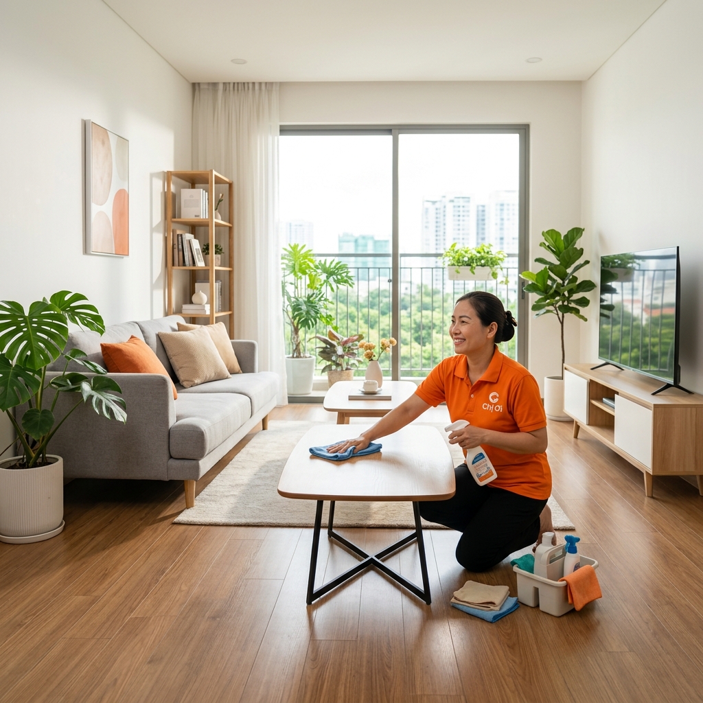 Dịch vụ dọn dẹp nhà chuyên nghiệp tại Vinhomes — Chị Ơi!